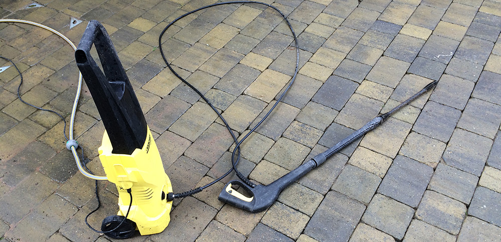 Yellow and Black water pressure washer